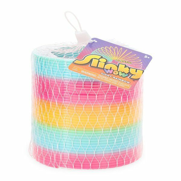 New Classic Jumbo Plastic Rainbow Magic Spring Toy Sz L Gift Idea