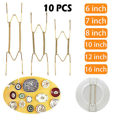 10pcs Wall Plate Spring Hook Hanger Holder Hanging Wire Home Decor Accessory Us