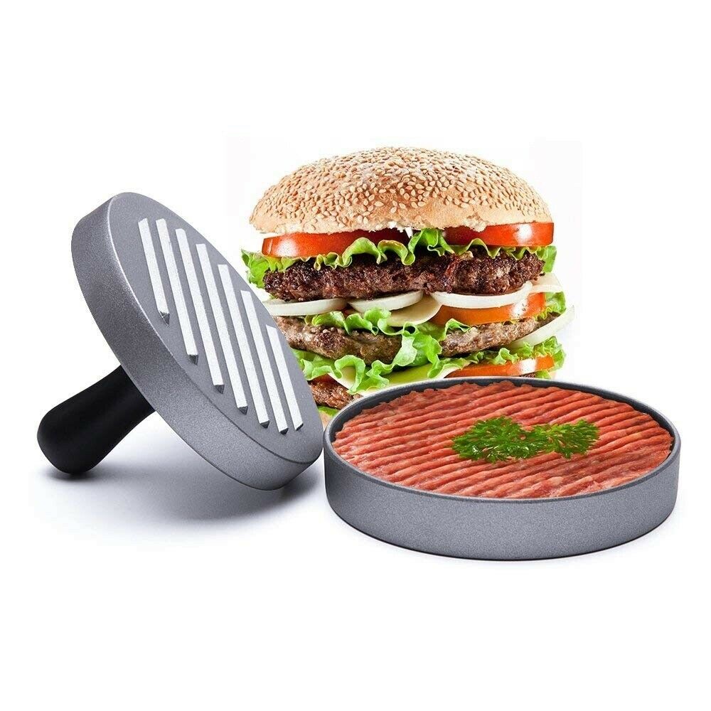 Large Round Hamburger Patty Maker Grill Press Burger Metal Mold Cooking Tools Ca