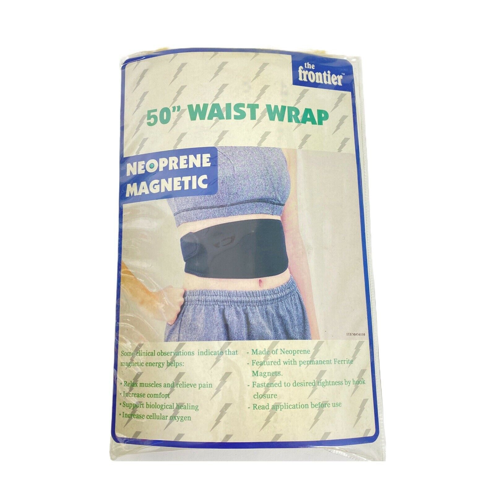 New 50" Adjustable Waist Wrap Support Magnetic Neoprene Wrap Menstrual Back Pain