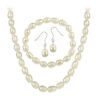 Sterling Silver Cultured Freshwater Pearl 3 Piece Set