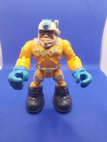 Vintage 1998 Cliff Hanger Rescue Heroes Action Figure Fisher Price  6"t