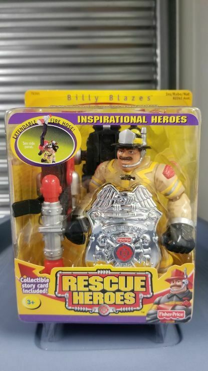 Rescue Heroes  Inspirational Heroes Billy Blazes! New 2002 Plus Trading Card