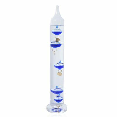 Shop Lc Home Living Room Decor Gift Blue Galileo Thermometer With Floating Balls
