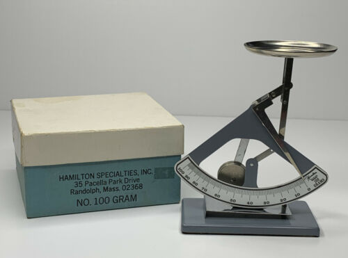 Vintage 1970’s Hamilton 100 Grams Scale w/ Original Box